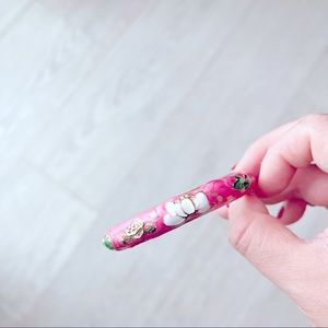 Cloisonne Floral Bangle Bracelet